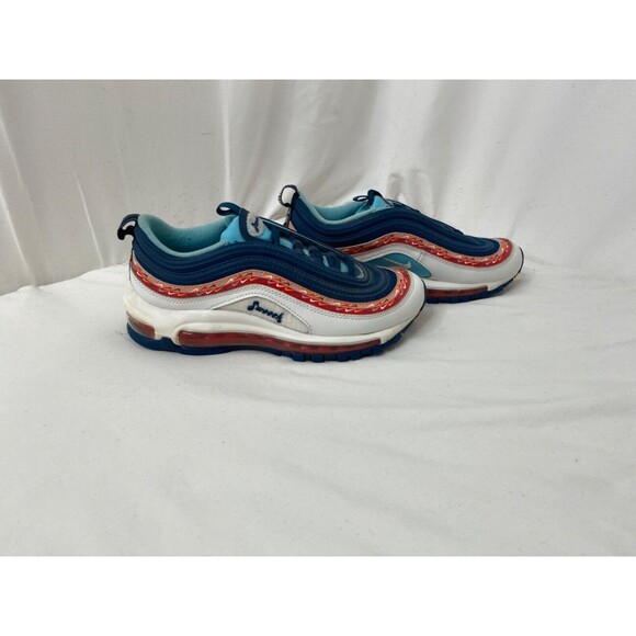 Girls Size 4.5Y Sneakers Nike Air Max 97 GS Swoosh Running Trainers - Picture 7 of 15